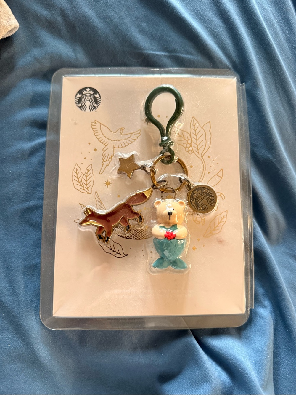 Starbucks Korea 2024 Anniversary Bearista Keychain